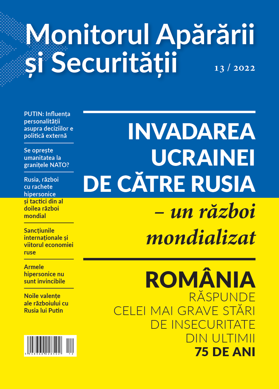 Revista Monitorul Apărării și Securității - editia 13/2022, format digital